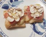 桃と生ハムの米粉パンオープンサンド作り方7写真