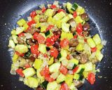 うちの味☆夏野菜たっぷりと♪バジルマヨ♪作り方15写真