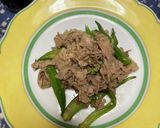 オクラ豚肉炒め作り方9写真