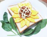 ひまわり咲いたトースト　作り方6写真