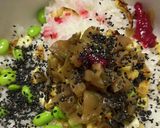卵とザーサイと枝豆の天然塩おにぎり作り方4写真