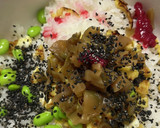 卵とザーサイと枝豆の天然塩おにぎり作り方4写真