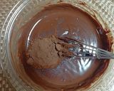 ★低糖質！濃厚チョコバスクチーズケーキ♪作り方6写真