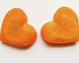 キュートな人参ハート作り方9写真