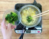 ほうれんそうと卵のスープ作り方6写真