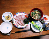 豆腐白玉と水羊羹とさくらんぼの夏デザート作り方4写真