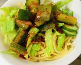 捨てないで！キムチの残り汁！冷麺風作り方3写真