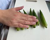 オクラとみょうがのピクルス作り方2写真