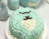 すみっコぐらし＊とかげキャラケーキ作り方6写真