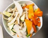 お一人様野菜たっぷり洋風レモン味噌味炒飯作り方8写真