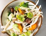 お一人様野菜たっぷり甘辛レモン風味炒飯作り方8写真