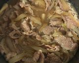 シンプルな味付けの牛丼作り方4写真