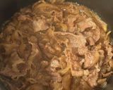 シンプルな味付けの牛丼作り方5写真