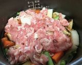 電器圧力鍋で！豚肉と野菜の煮物作り方4写真