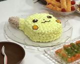 ポケモン*ピカチュウキャラケーキ作り方6写真