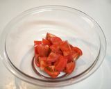 夏野菜と黒酢の冷製パスタ作り方3写真