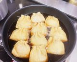 簡単 たまごと油揚げの巾着煮作り方4写真