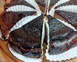 ★低糖質！濃厚チョコバスクチーズケーキ♪作り方22写真