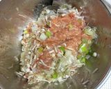 ズッキーニと鶏ミンチの挟み焼き♪作り方3写真
