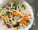 お一人様野菜たっぷり甘辛レモン風味炒飯作り方10写真