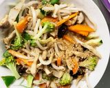 お一人様野菜たっぷり甘辛レモン風味炒飯作り方12写真
