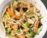 お一人様野菜たっぷり甘辛レモン風味炒飯作り方13写真