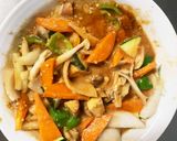 お一人様野菜たっぷり洋風レモン味噌味炒飯作り方13写真