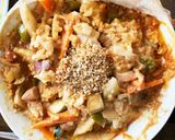お一人様野菜たっぷり洋風レモン味噌味炒飯作り方21写真