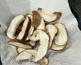 ほうれん草椎茸ササミ塩昆布ごま油わさび作り方1写真