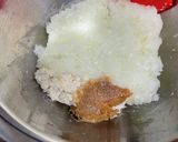月見つくね丼作り方2写真
