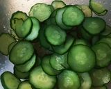給食の「きゅうりのごま酢あえ」♡きくらげ作り方1写真