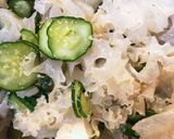 給食の「きゅうりのごま酢あえ」♡きくらげ作り方4写真