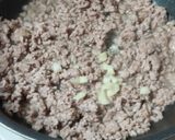 豚挽き肉と角切り夏野菜のエスニック炒め丼作り方4写真