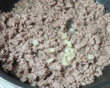 豚挽き肉と角切り夏野菜のエスニック炒め丼作り方4写真