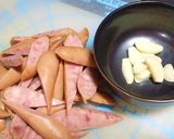 レンジで手早く♪キャベツのケチャップ炒め作り方1写真