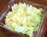 レンジで手早く♪キャベツのケチャップ炒め作り方2写真