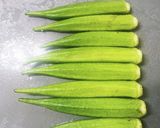 おくらと山芋の梅肉和え作り方1写真