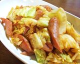 レンジで手早く♪キャベツのケチャップ炒め作り方4写真