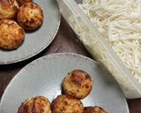 残ったそうめん+はんぺんチーズカニカマ卵作り方6写真