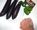 ナス茗荷みそ炒め♪簡単作り方1写真