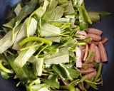空芯菜の炒め物作り方3写真