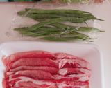 豚ロース薄切り肉の野菜巻作り方1写真