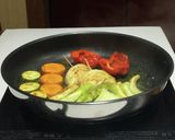 鶏胸肉と野菜のエチュベ･ハーブマヨネーズ作り方12写真
