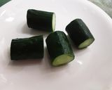 梅入りきゅうりカップ作り方1写真