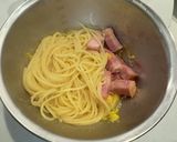 生クリーム、牛乳不使用！カルボナーラ作り方6写真