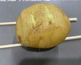 オーブンでジャガイモハッセルバックポテト作り方1写真