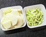 皮も実も食す！コールラビいしるバター炒め作り方3写真