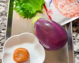 水茄子の梅肉和え作り方1写真