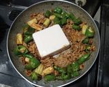 万願寺唐辛子入り簡単麻婆豆腐作り方8写真