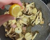 簡単！山芋とキノコのレモンバター醤油作り方6写真